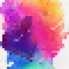 Rainbow Abstract Square Background Image