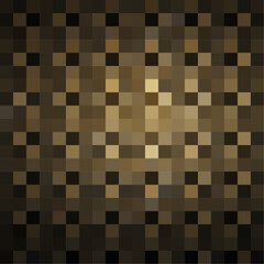 Black Gold Square Background Vector