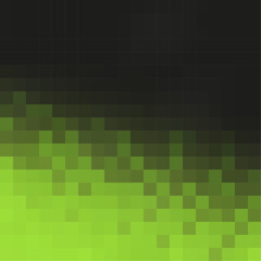 Black Green Square Background Pattern