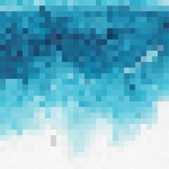 Abstract Turquoise Square Vector Background