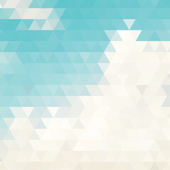 Blue Beige Abstract Triangle Background