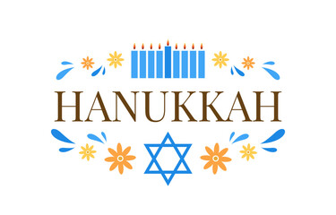 Hanukkah greeting card or background. vector illustration.