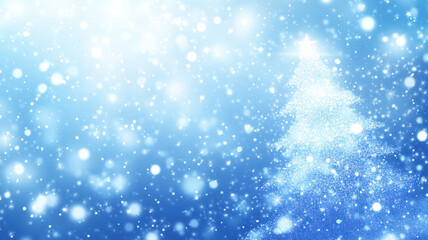Fototapeta premium Blue Winter Background