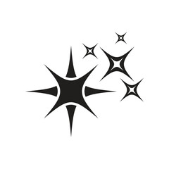 Sparkle stars vector icons