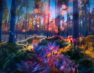 Bosque de colores