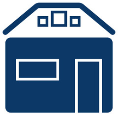 blue house icon
