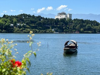 中国雲南省の洱海湖
