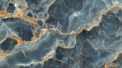 Fototapeta premium Clogged texture onyx with blue and green hues, high-quality surface and seamless stone patterns.