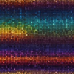 Gradient pixelated abstract background in vibrant colors