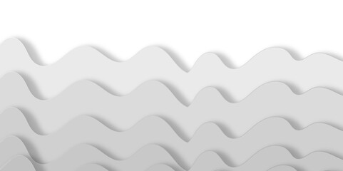 Abstract Background Design. white abstract wave background wallpaper. white tone colorful smooth light lines for wallpaper. Color geometric design, vector background. 