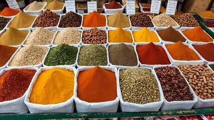 spices in the market