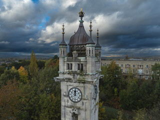 closeup of Bury clocktower