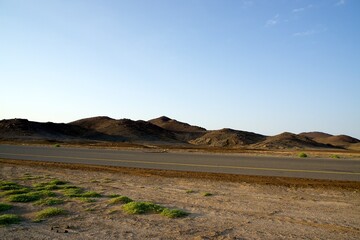 landscape in the desert