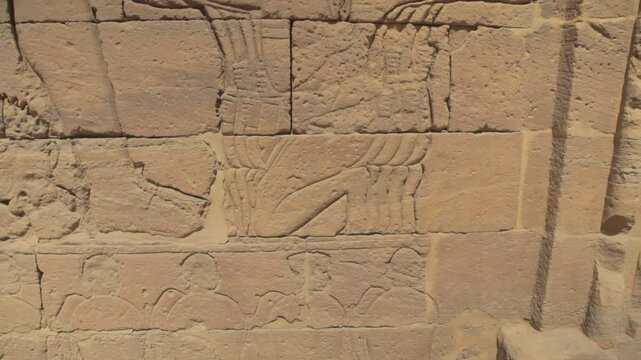 Sudan, Nubia, Naga, relief of queen amanitare