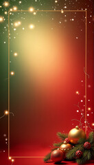 christmas background with balls