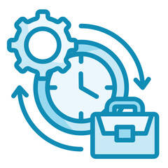 Obraz premium Full-Time Roles Icon