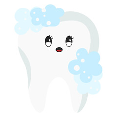 cleaning teeth