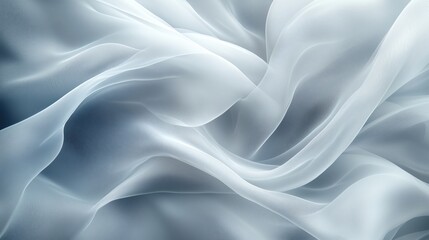 Obraz premium Soft Flowing Fabric Textures in Blue