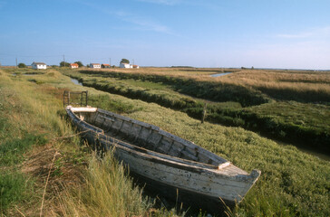 Port ostreicole, Saint Martin du Gua, 17, Charente Maritime, France