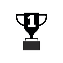 Numbered Award Medals Icon Set for Competitions and Trophies