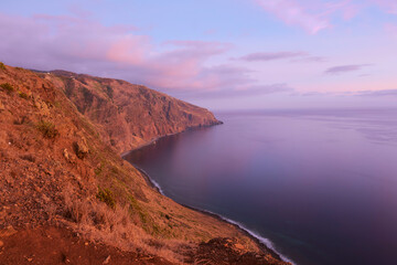 Sunset in Ponta do Pargo, Maadeira, Portugal