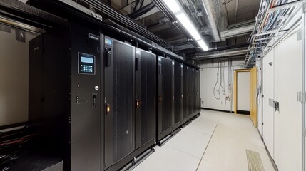 Virtual reality data center power backup  cooling infrastructure monitoring