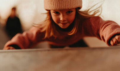 Captivating Moments of Joy: A Child's Adventure in Autumn Bliss