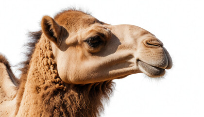 Obraz premium Camel on white background isolated
