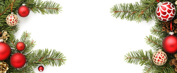 Merry Christmas and happy New Year background gen. AI	