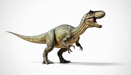 Obraz premium Dinosaur on white background isolated