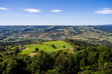 Landmarks near Roquelaure, France