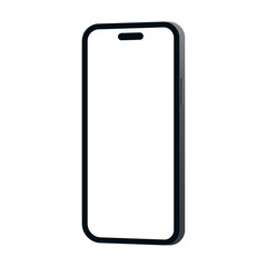 Realistic phone mockup. Mobile phone vector isolated on white background