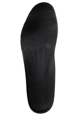 Close up of the outer surface of a shoe insole