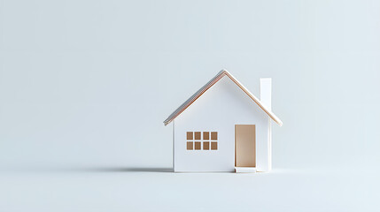 Paper-Folded House Miniature: A Creative Craft Displaying Architectural Design and DIY Skills