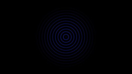radio wave black background blue