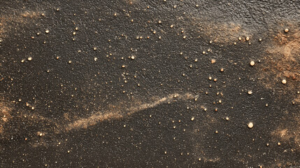 Vintage, worn sandpaper sheet displaying rugged texture and scattered grains under natural light, highlighting unique variations and reflective points, creating a rustic, industrial feel with earthy 