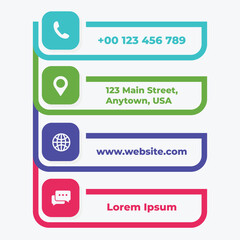 Business Concept with Mobile, Location, Website and Messaging Elements