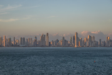 Exposure done from Isla Perico, showing the beautiful view of the bay area with lots of boats as well as Panama City.