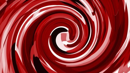 Red white color shape twirl background 1
