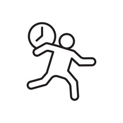 Busy icon logo set vector