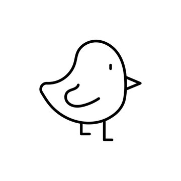 recommend clip art: Chick icon logo set vector
