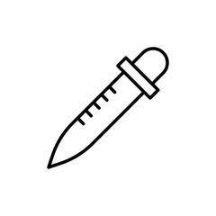 Eye dropper icon logo set vector