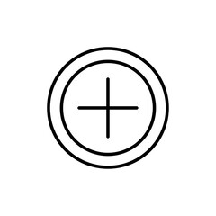 Fototapeta premium Hospital sign icon logo set vector