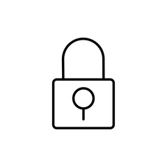 Lock icon logo set vector