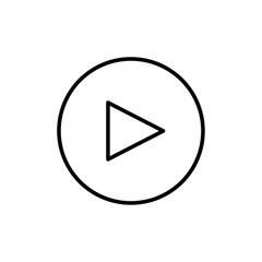 Play button icon logo set vector