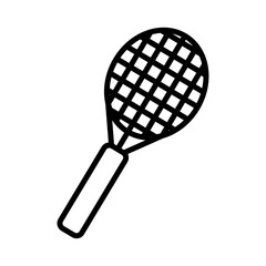 Racket icon logo set vector