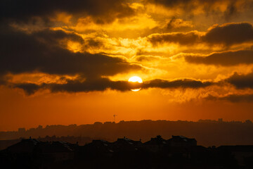 Sunrise over Jerusalem, Israel
