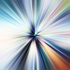 Fototapeta premium Colorful zoom motion effect. Abstract background. Color lines. Colored texture backdrop and banner. Multi color gradient pattern and textured wallpaper.