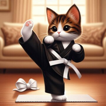 karate cat