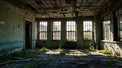 old abandoned building